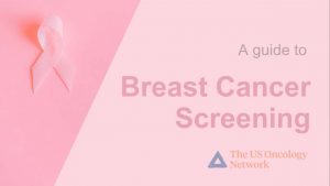 breast cancer screening video start screen