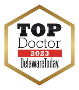 Delaware Today Top Doctor 2023 logo